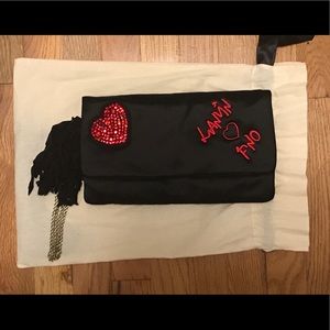 Lanvin FNO Limited Edition Satin Ouloulette Clutch